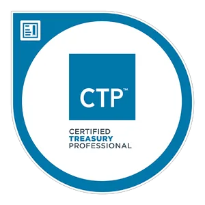 Certified Treasury Professional digital badge